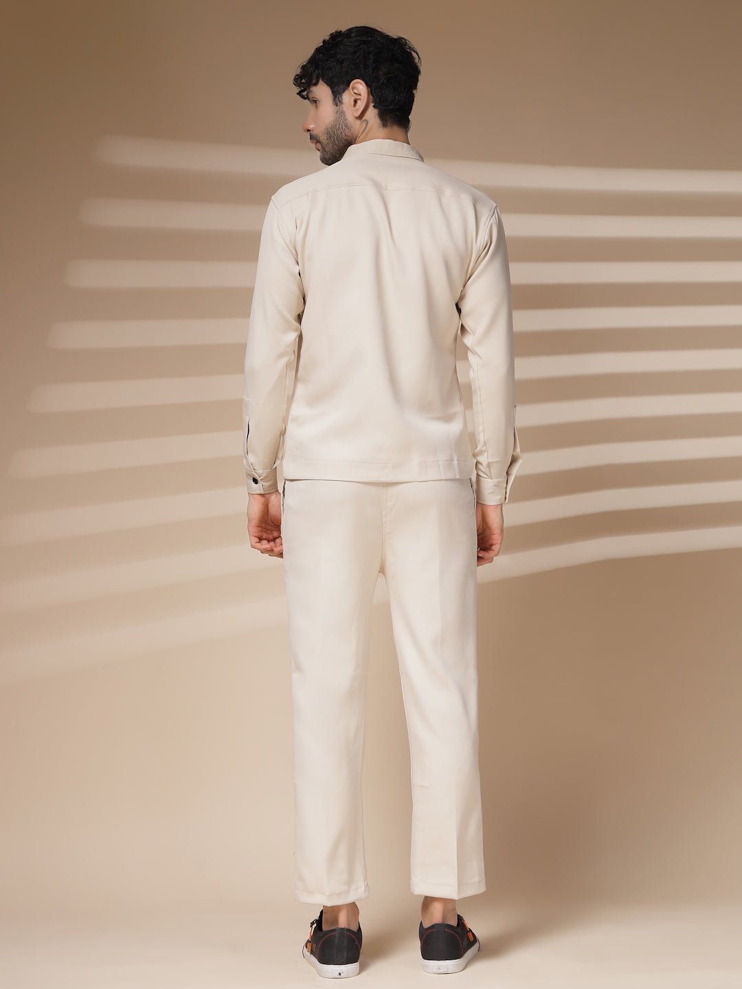 The Cream Zipper Co-ord – Tailored by Italian Layers®