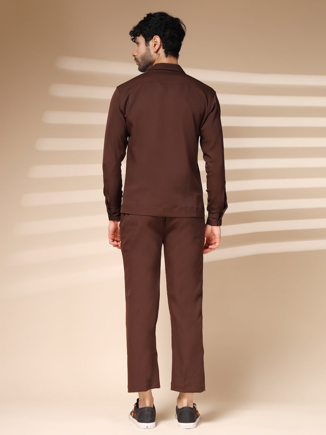 The Brown Zipper Co-ord – Tailored by Italian Layers®