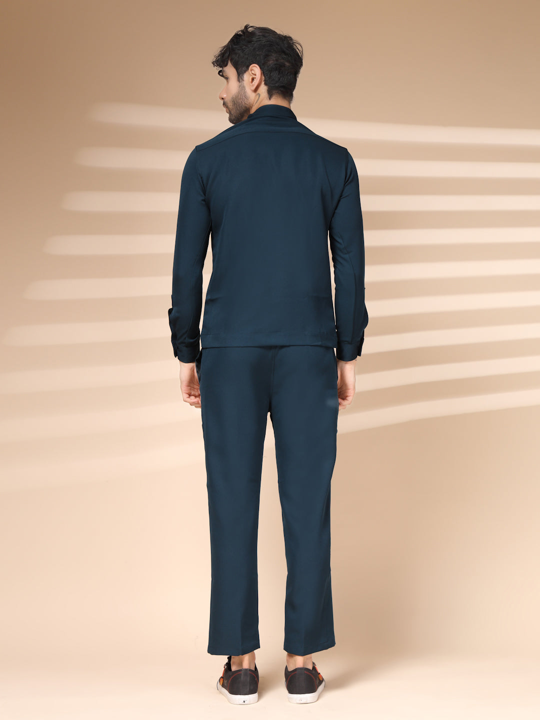 The Blue Zipper Co-ord – Tailored by Italian Layers®